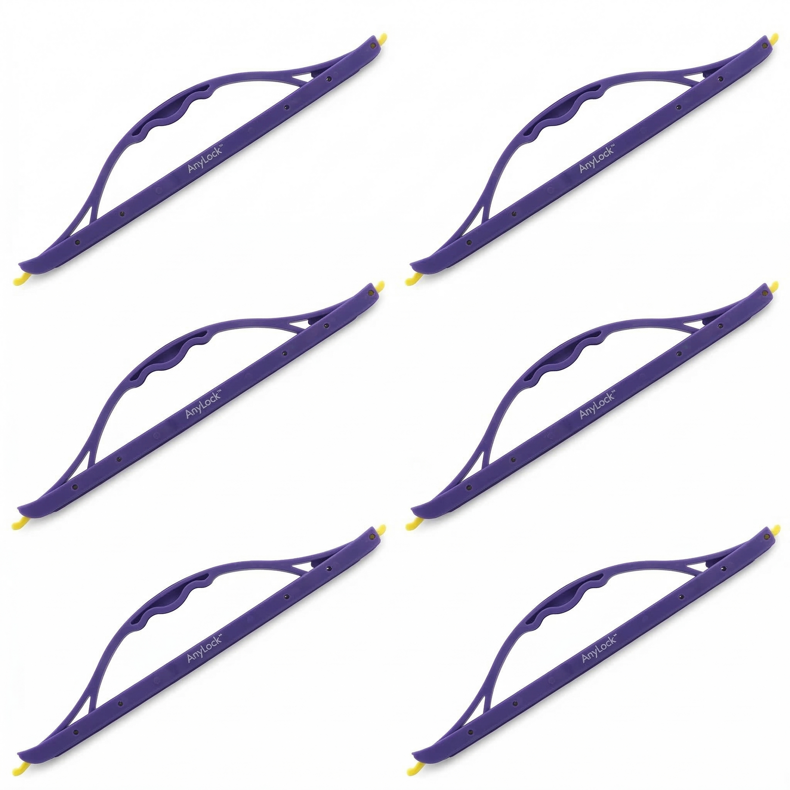 6x ANYLOCK Handle Sealing Rod 285mm Sealers Reusable Clip Lock - Small