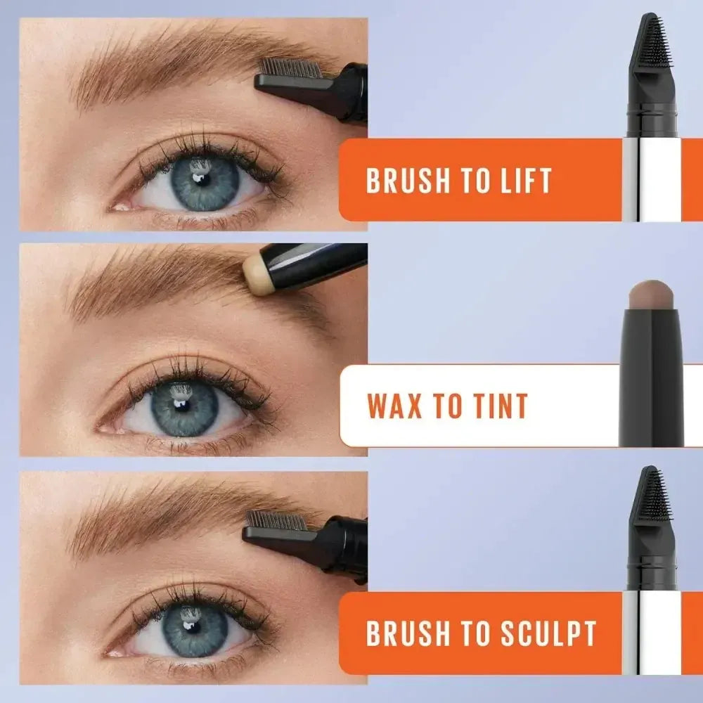 2x Maybelline Tattoo Studio 1.1g Brow Lift Stick Eyebrow Liner - 255 Soft Brown