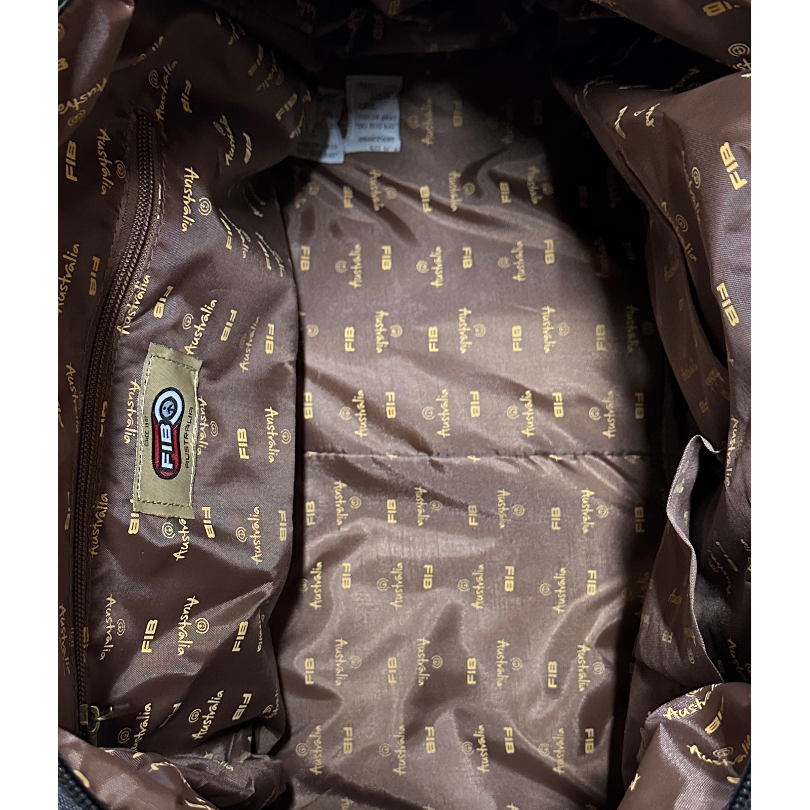FIB 52cm Canvas Travel Duffle Bag Casual Duffel - Khaki