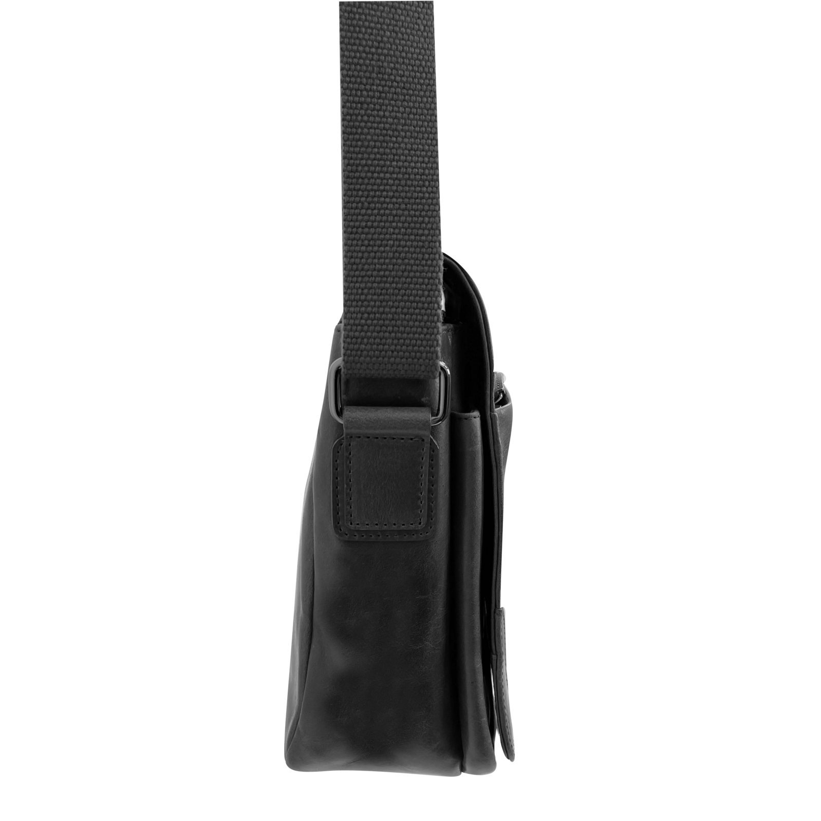 Futura Mens Laptop Messenger Sling Bag School Work Shoulder Strap - Black