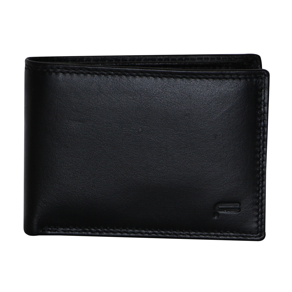 Futura Futura Mens Harrison RFID Genuine Leather Wallet - Black