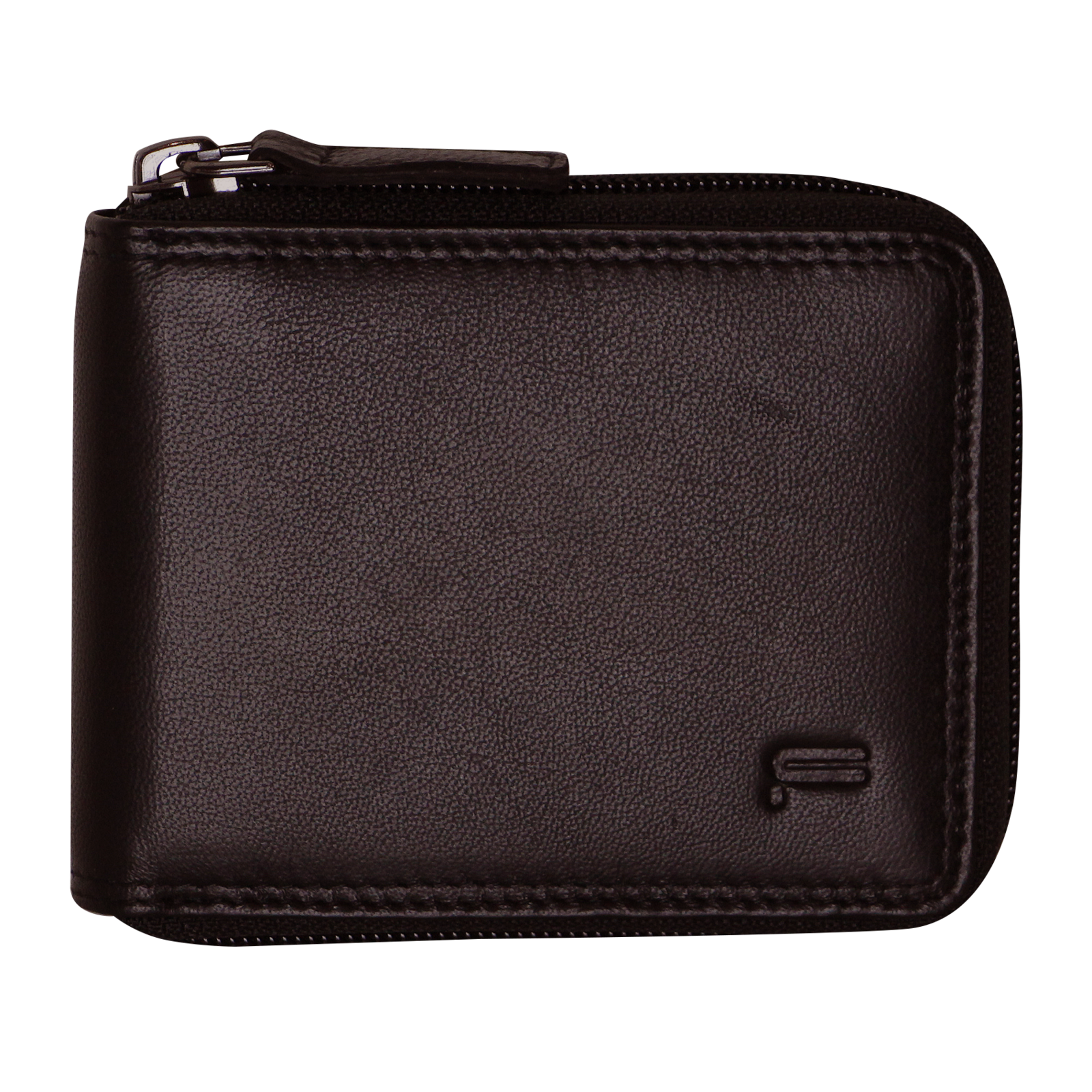 Futura Mens RFID Protected Genuine Leather Wallet Zip Around - Brown