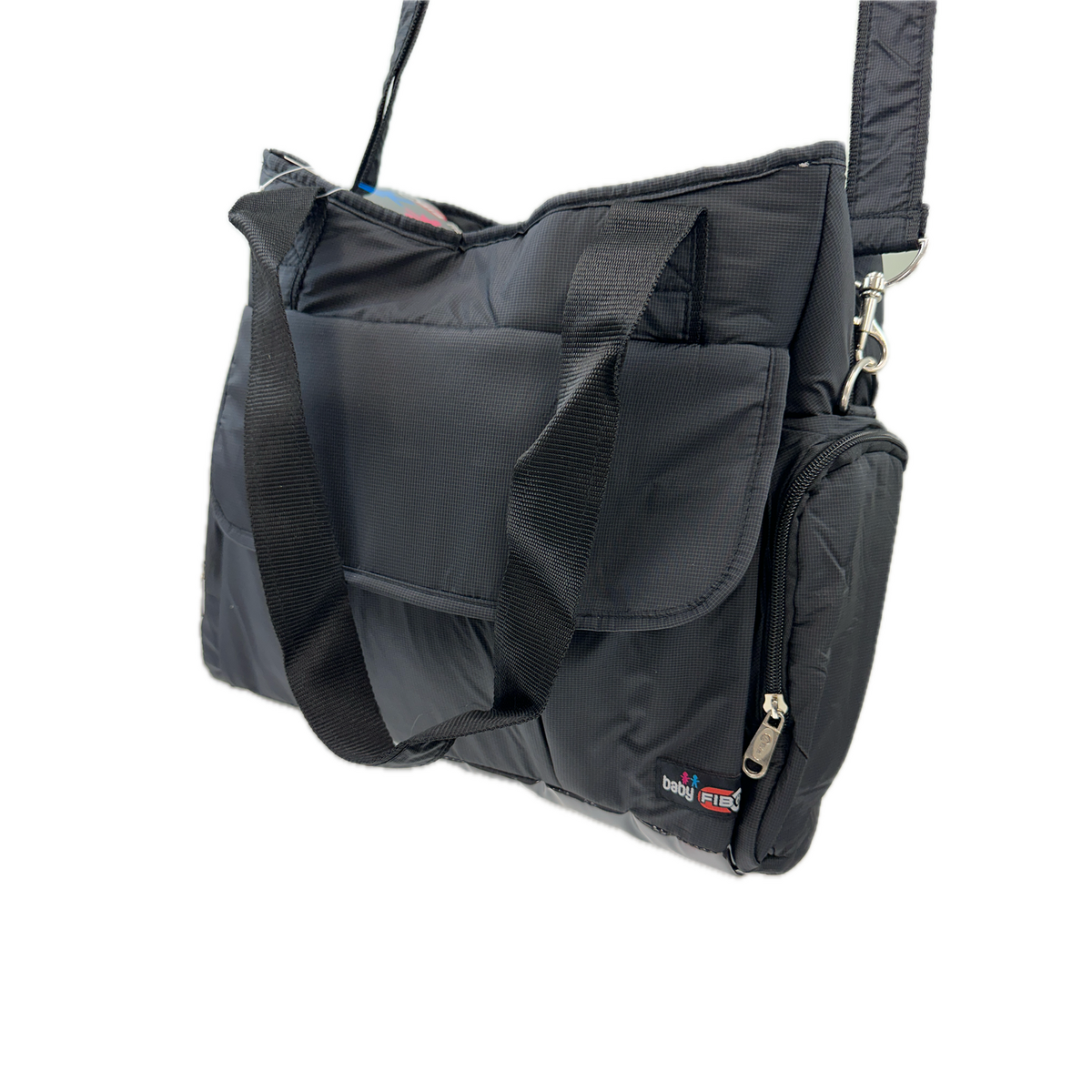 FIB Baby Nappy Bag Diaper Maternity Milk Mummy Changing Travel Tote - Black