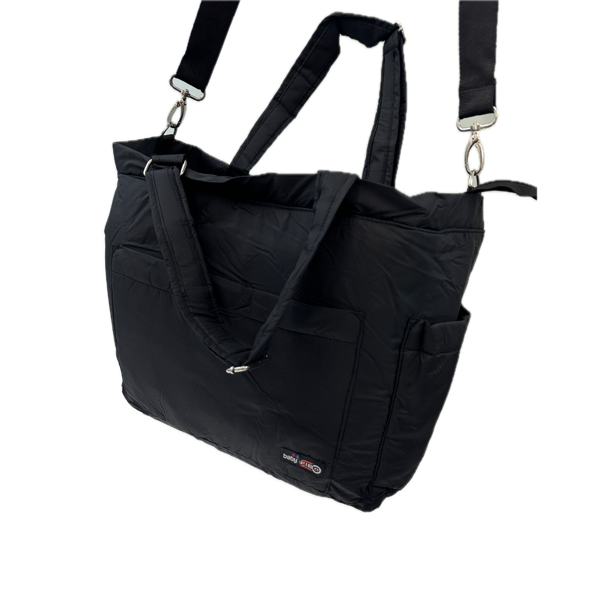 FIB Baby Nappy Bag Diaper Maternity Milk Mummy Changing Travel Tote - Black