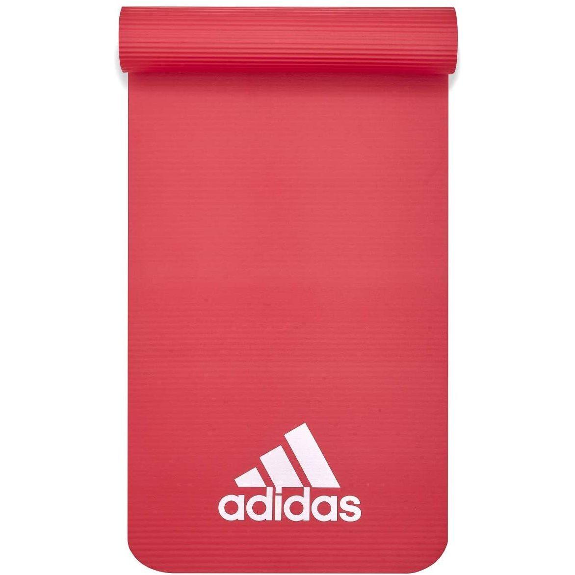 Adidas Fitness Mat 7mm Exercise Training Floor Gym Yoga Judo Pilates  - Red