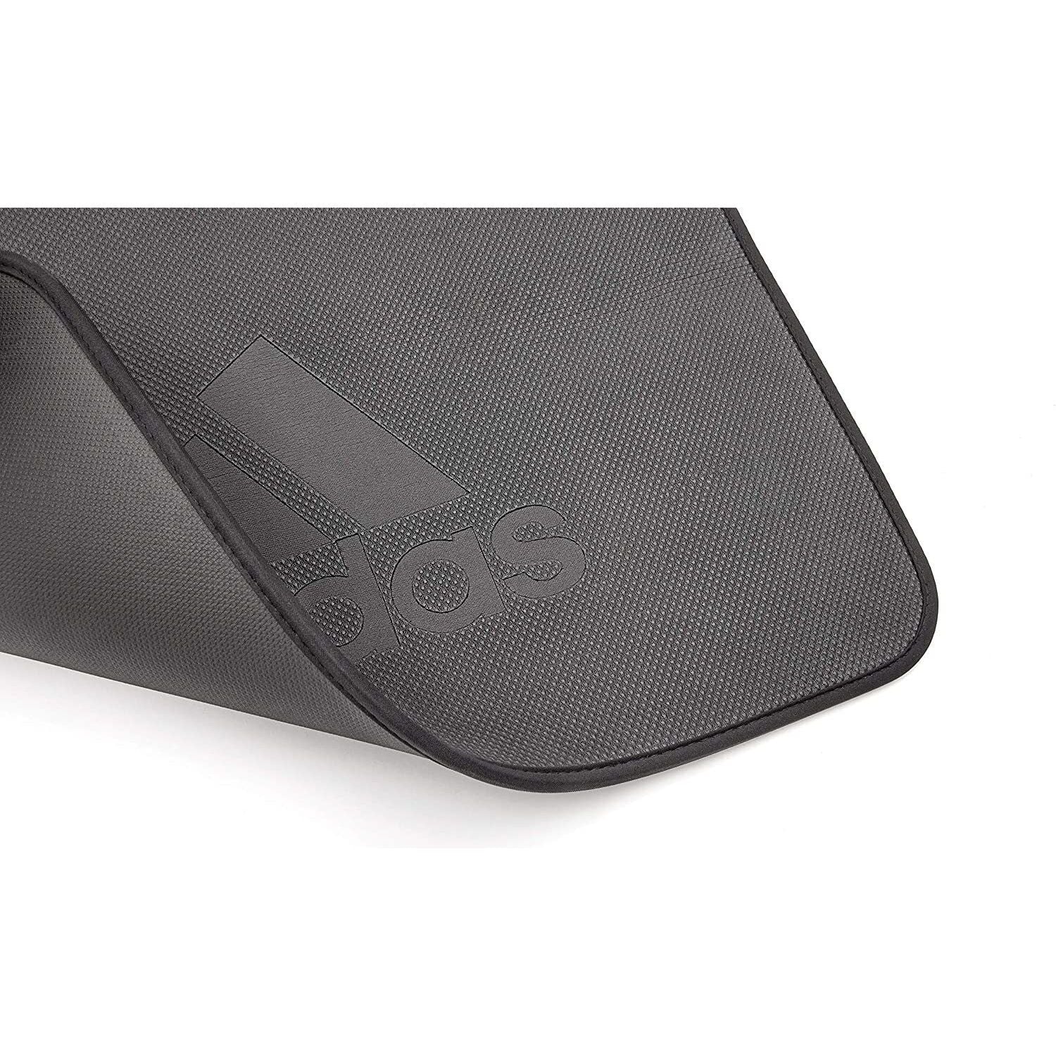 Adidas Professional Yoga Mat Exercise Training Floor Gym Fitness Judo Pilates - Black