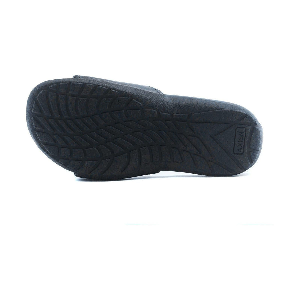 Axign Orthotic Slides Slip On Thongs Slippers Flip Flops - Black - EUR 38 (Mens UK5/Ladies US7)