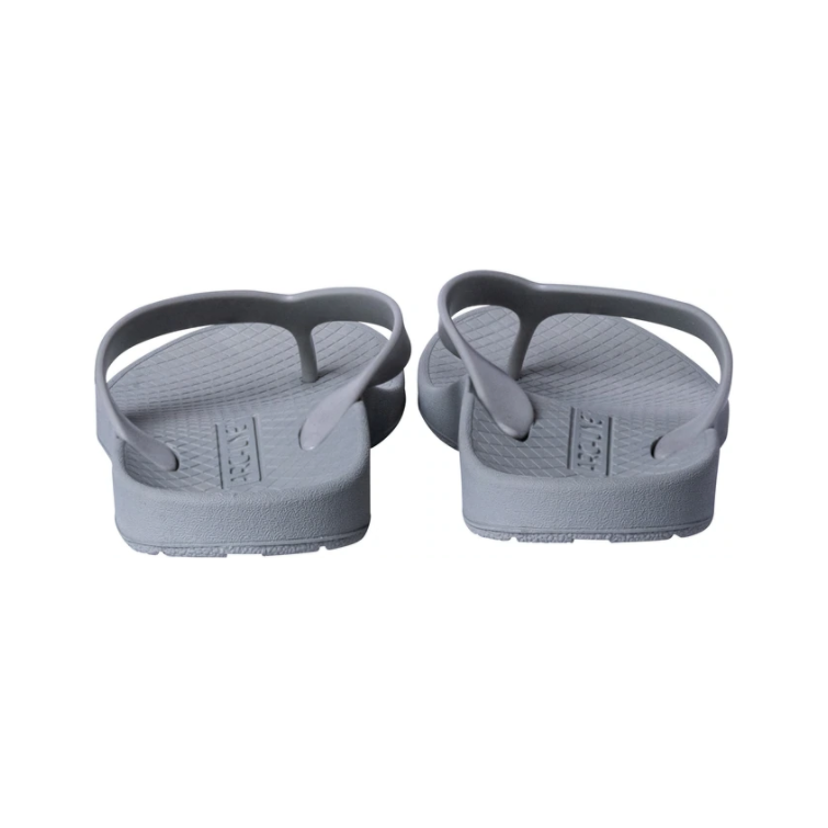 ARCHLINE Orthotic Flip Flops Thongs Arch Support Shoes Footwear - Grey - EUR 41