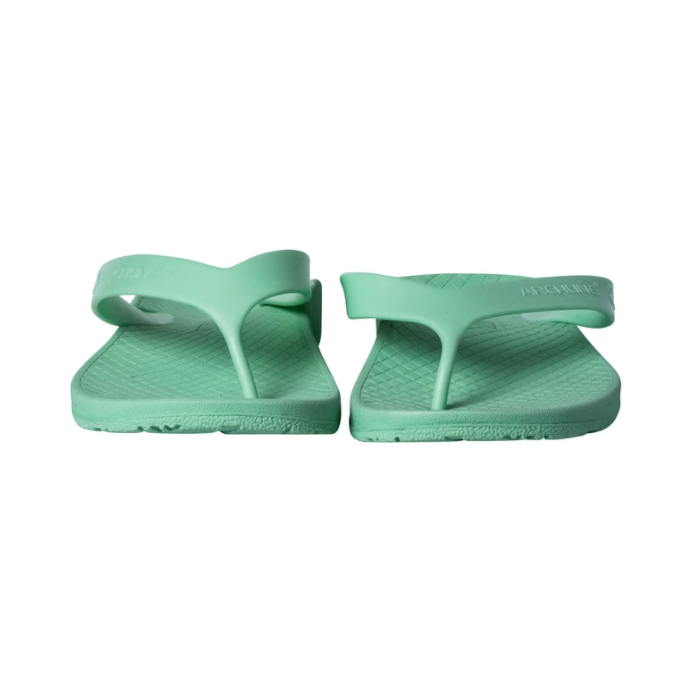 ARCHLINE Orthotic Thongs Arch Support Shoes Footwear Flip Flops - Dew Green - EUR 38