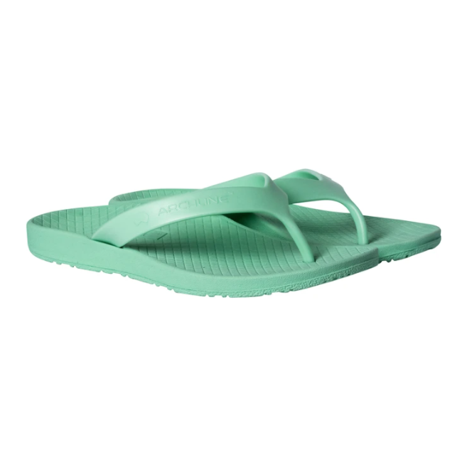 ARCHLINE Orthotic Thongs Arch Support Shoes Footwear Flip Flops - Dew Green - EUR 41