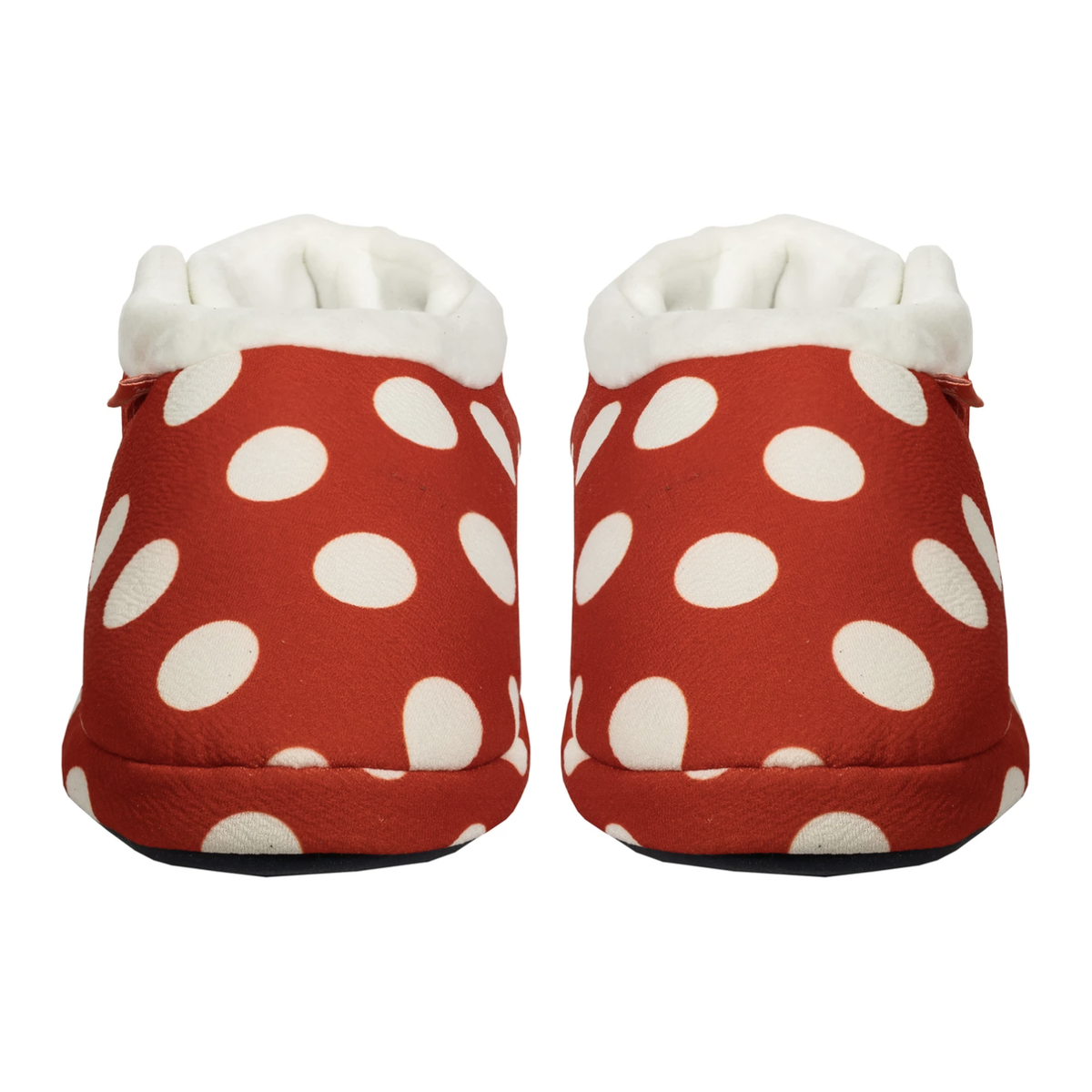 ARCHLINE Orthotic Slippers CLOSED Back Scuffs Moccasins Pain Relief - Red Polka Dots - EUR 40 (Womens 9 US)