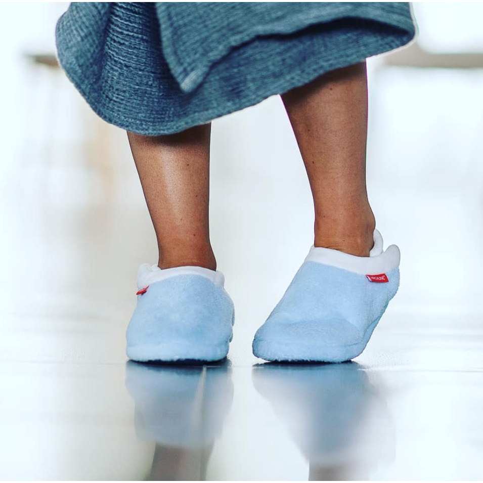 ARCHLINE Orthotic Slippers Closed Scuffs Pain Relief Moccasins - Sky Blue - EUR 39