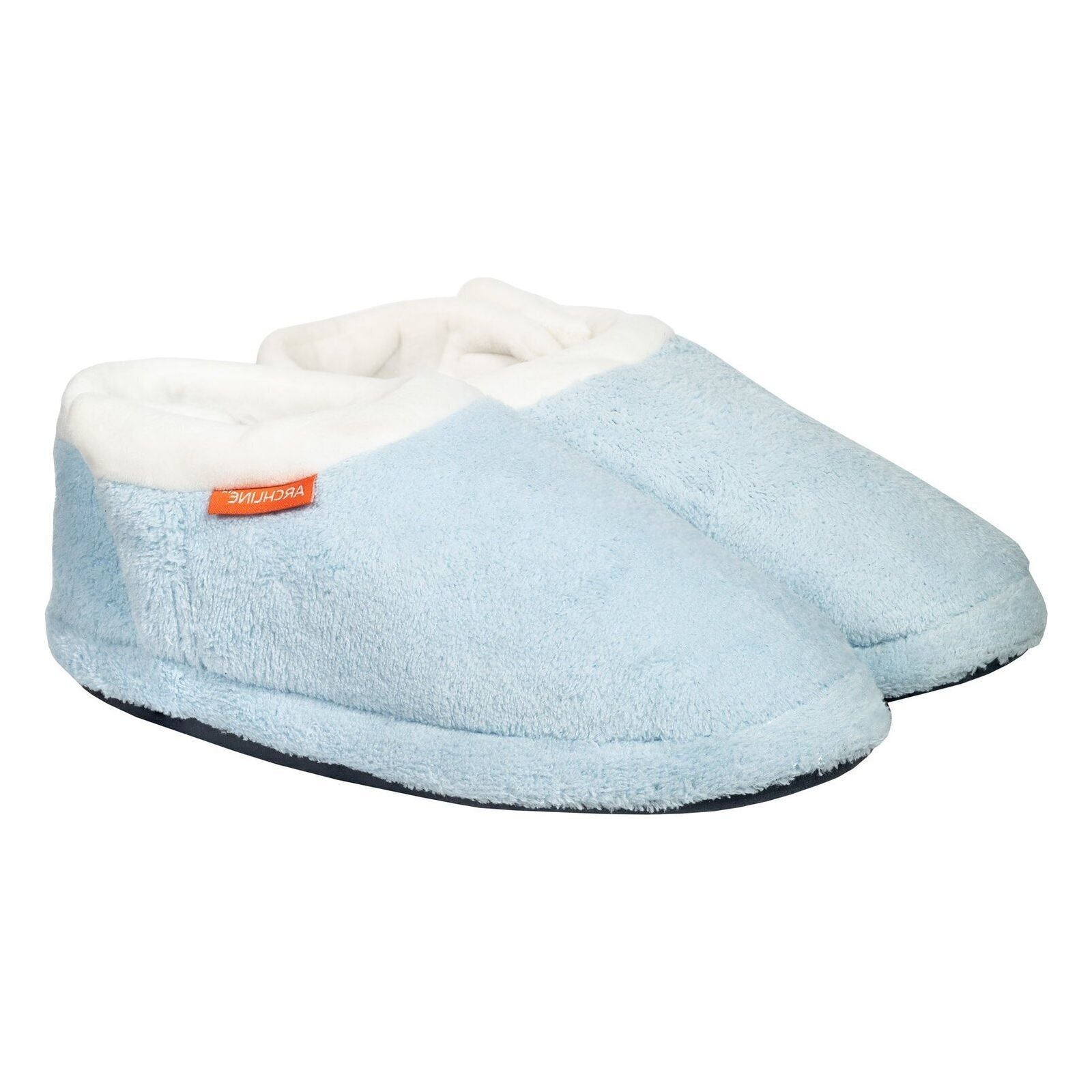 ARCHLINE Orthotic Slippers Closed Scuffs Pain Relief Moccasins - Sky Blue - EUR 43