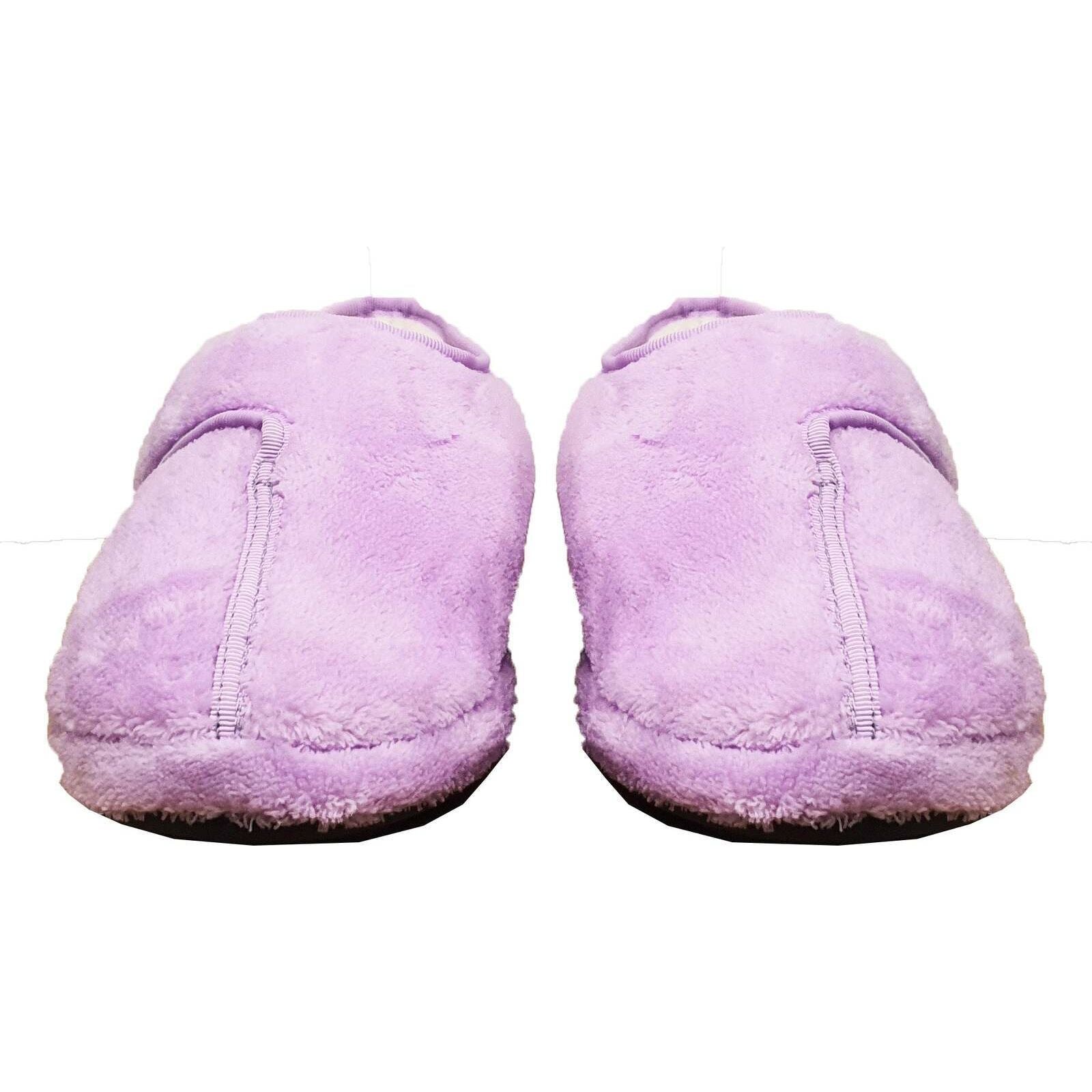 ARCHLINE Orthotic Plus Slippers Closed Scuffs Pain Relief Moccasins - Lilac - EU 40