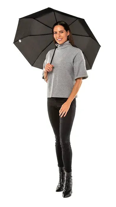 12x 25cm BRELLERZ Windproof Umbrella 8 Rib with Safety Close Feature Travel Rain