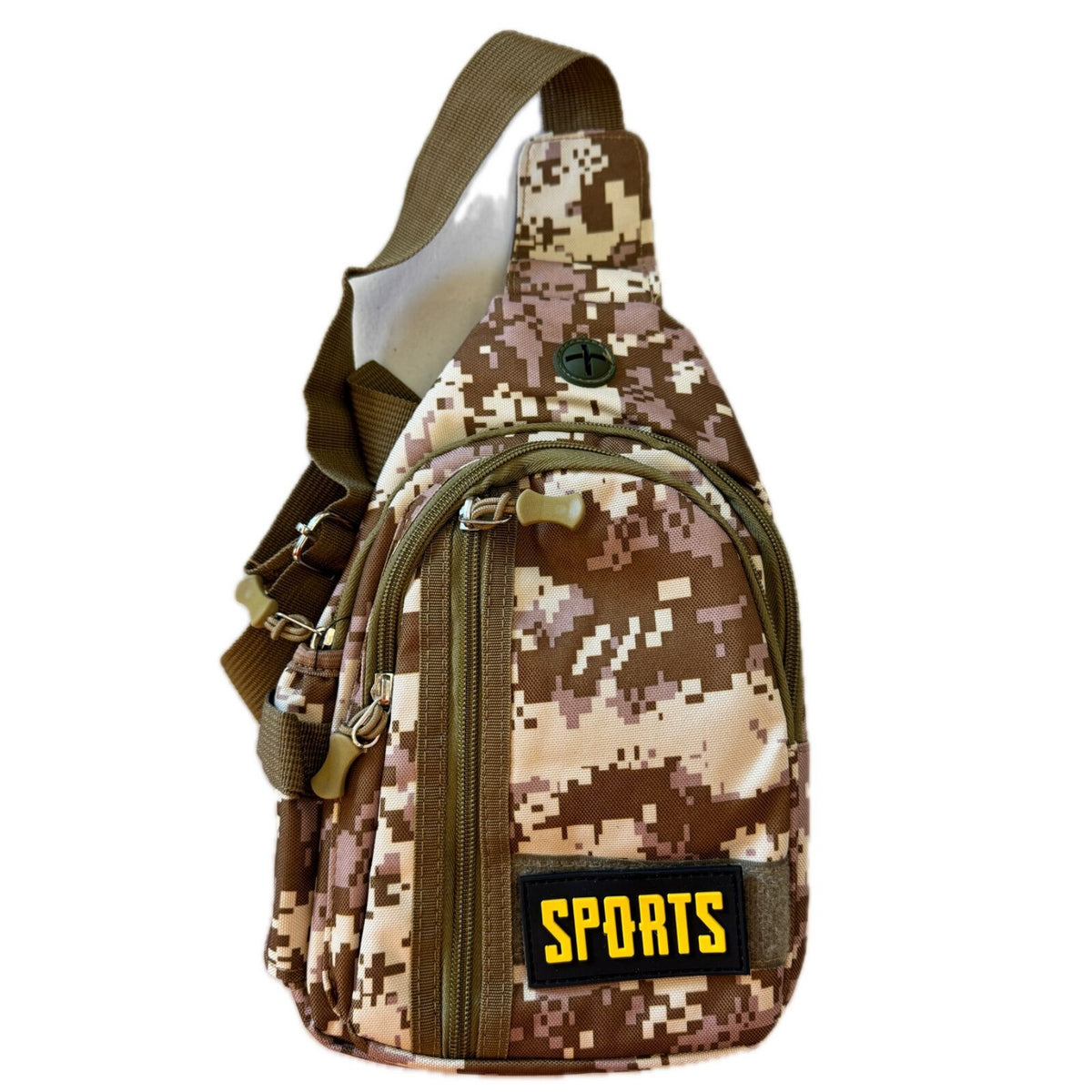 Tactical Camo Crossbody Bag Chest Shoulder Sling Rucksack Army Camouflage