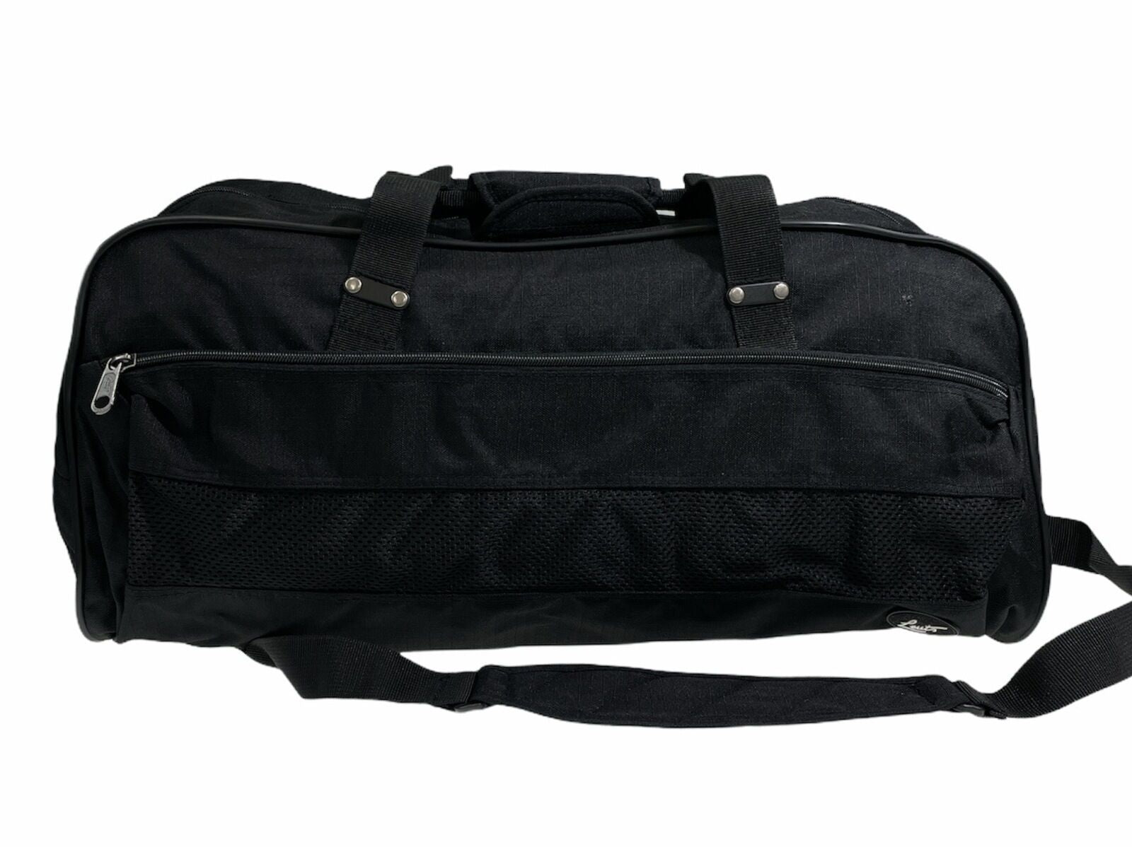 45L Foldable Jumbo Duffel Bag Gym Sports Luggage Travel Foldaway School Bags - Black - Black - Black - Black - Black - Black - Black - Black - Black -