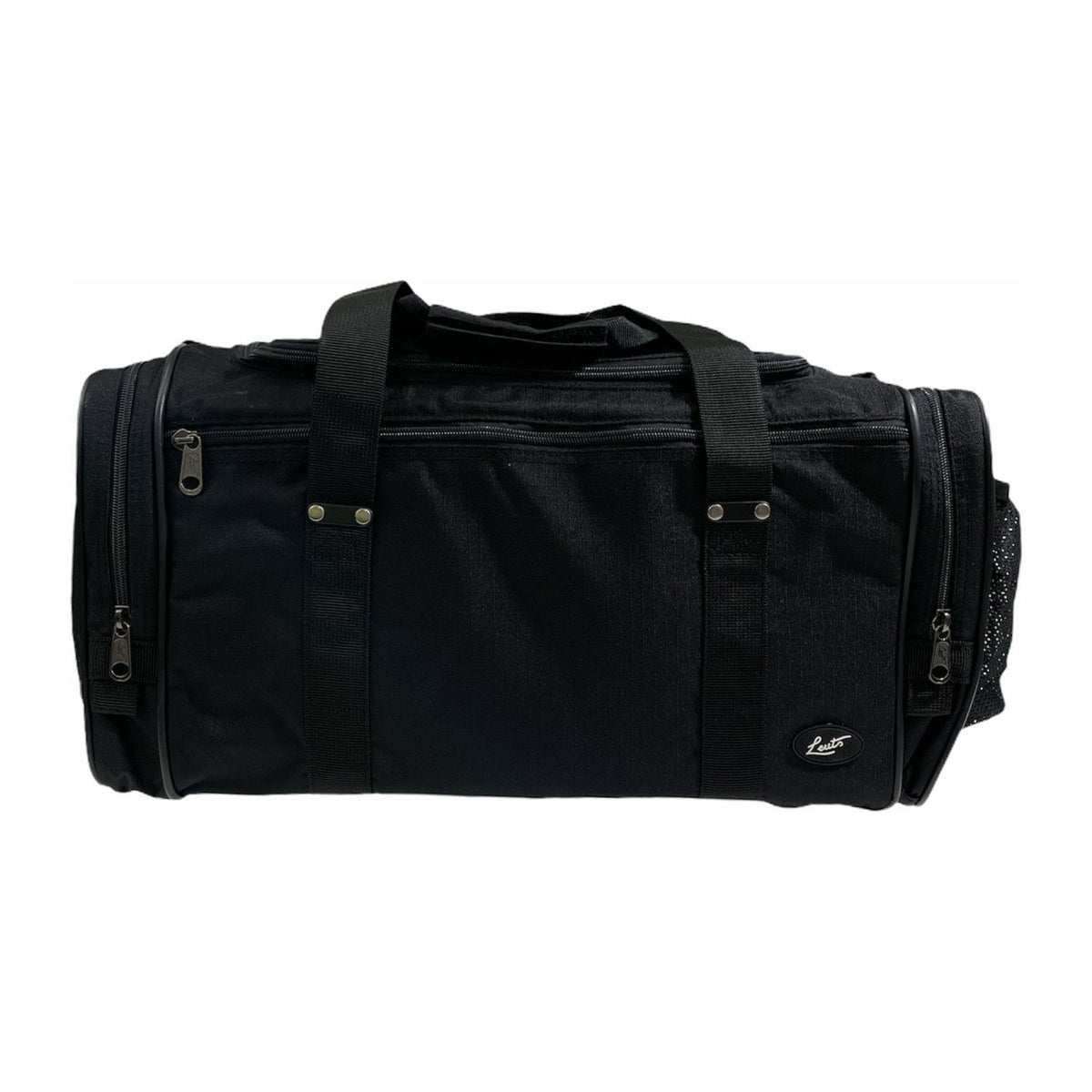 44L Travel Foldable Duffel Bag Gym Sports Luggage Travel Foldaway D-Zip Top School Bags - Black