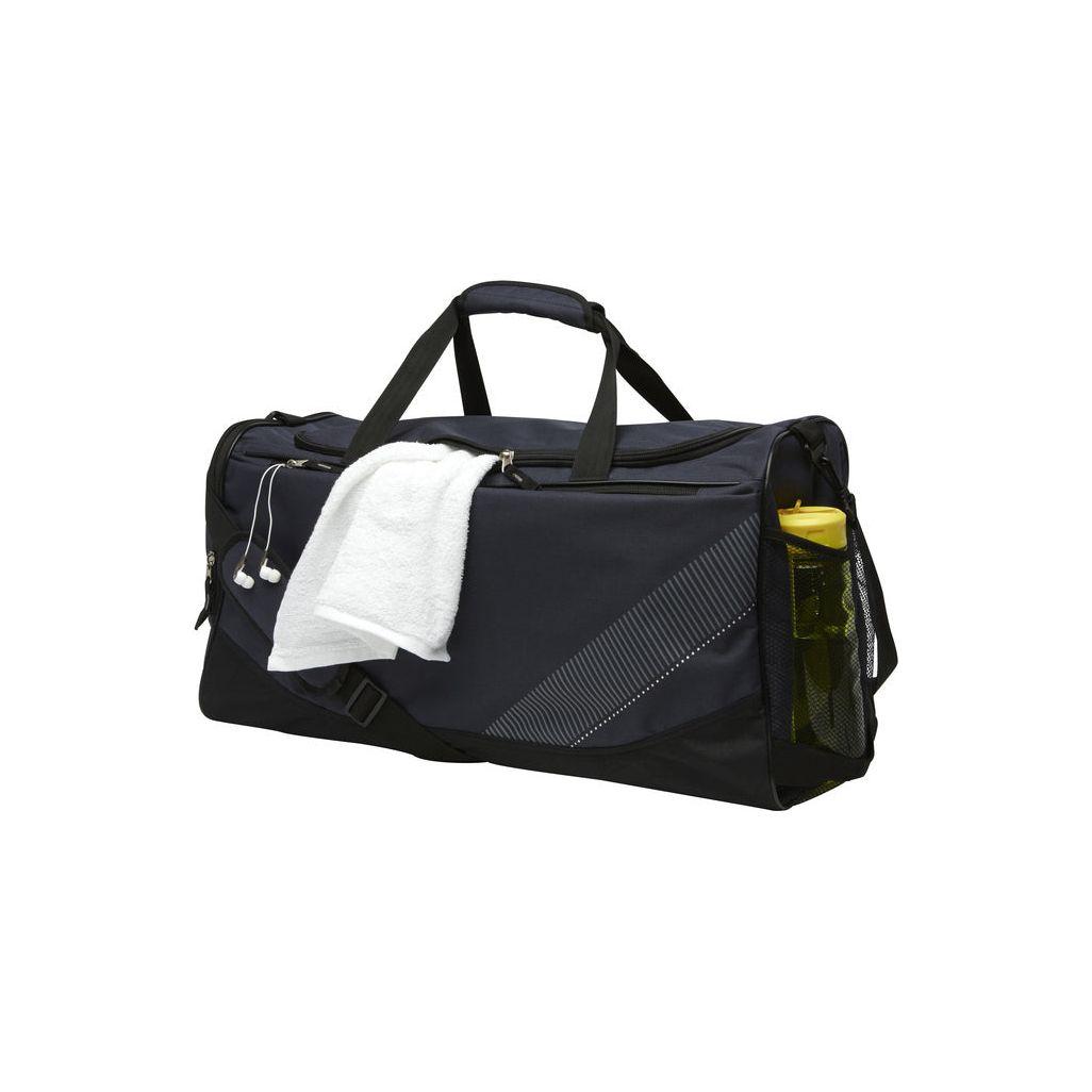 Large Foldable Sports Gym Duffle Bag Waterproof Travel Duffel Bag - Navy