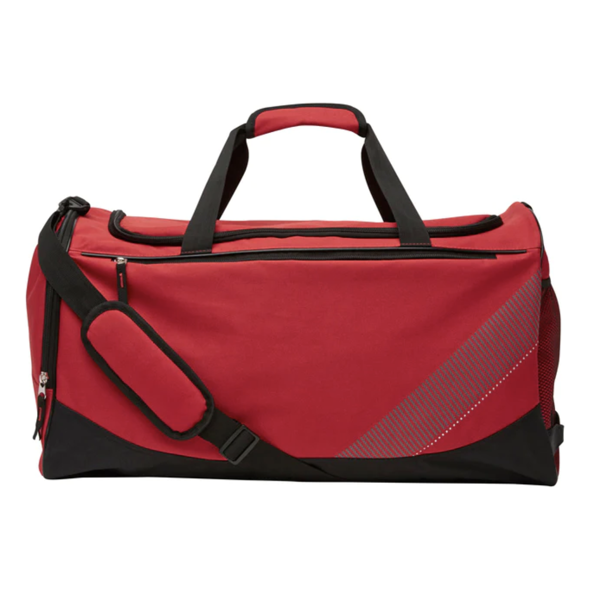 Large Foldable Sports Gym Duffle Bag Waterproof Travel Duffel Bag - Red