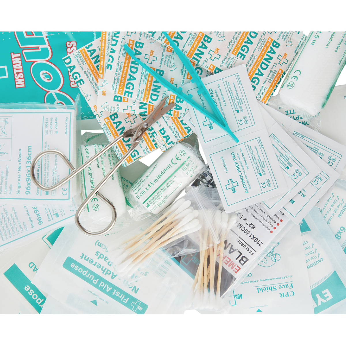 2x 210PCS EMERGENCY FIRST AID KIT Medical Travel Set Workplace Office ARTG BULK
