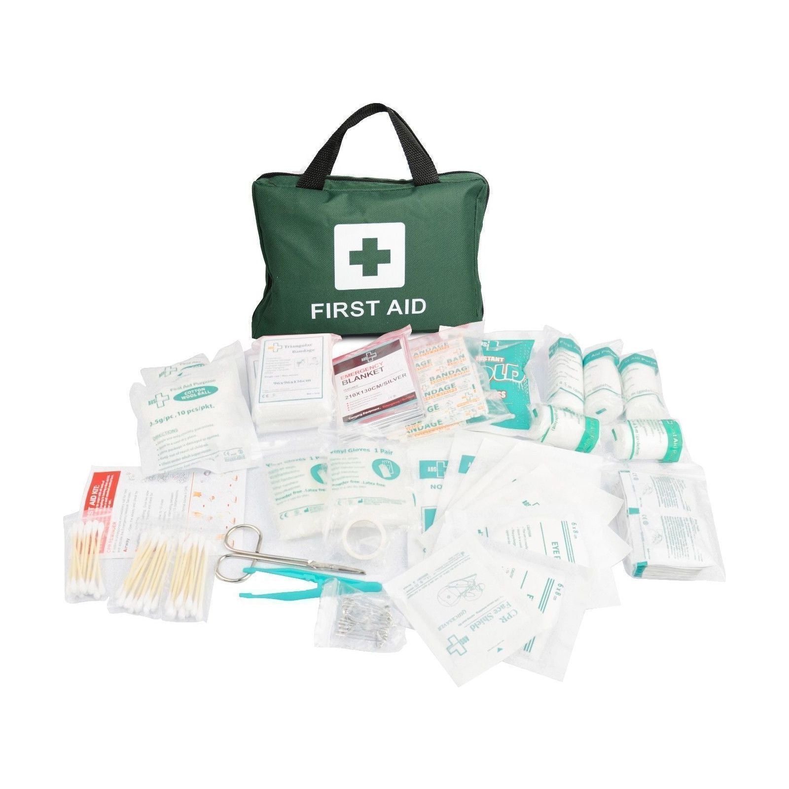 210PCS Emergency FIRST AID KIT Medical Travel Set Workplace Family Safety Office