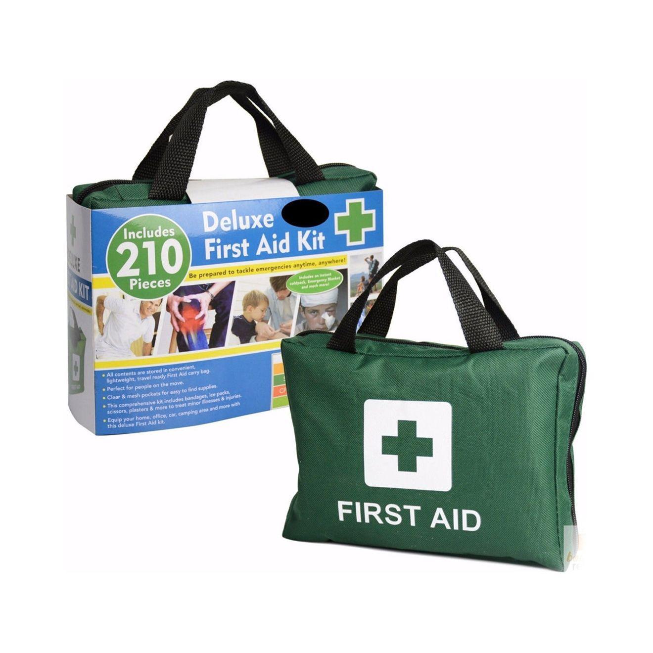 210PCS Emergency FIRST AID KIT Medical Travel Set Workplace Family Safety Office