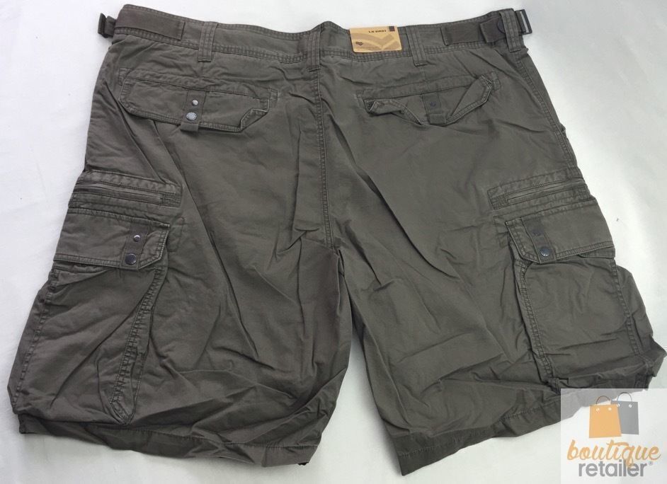 Deluxe CARGO SHORTS Heavy Duty Summer 100% COTTON - Khaki Green