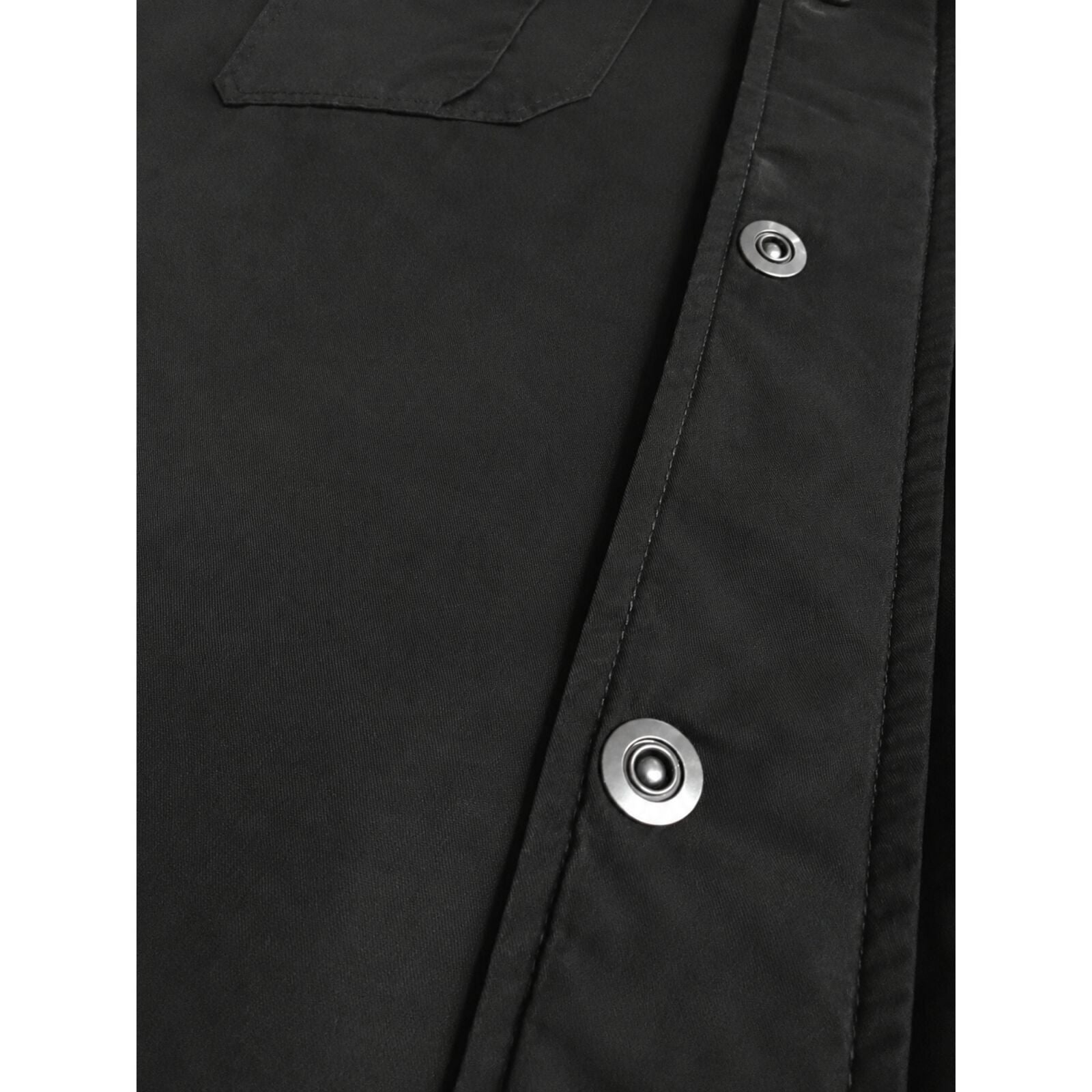 King Mens Plus Size Jacket 100% Cotton Extra Big Tall Winter Coat - Black