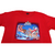 100% Cotton Adult Christmas T Shirt Xmas Top Santa Red White Party Costume - Red - M