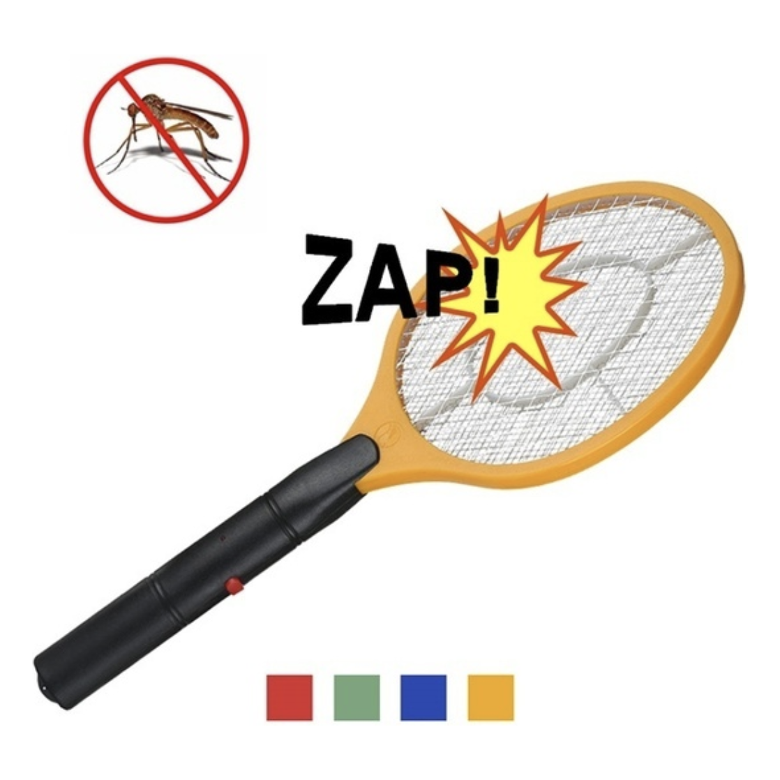 BUG ZAPPER RACKET Fly Mosquito Pest Swatter Net Racquet Electric Insect Killer