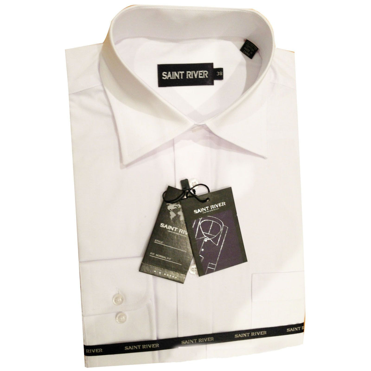 Mens BUSINESS SHIRT Plus Size King Big Large Formal in White