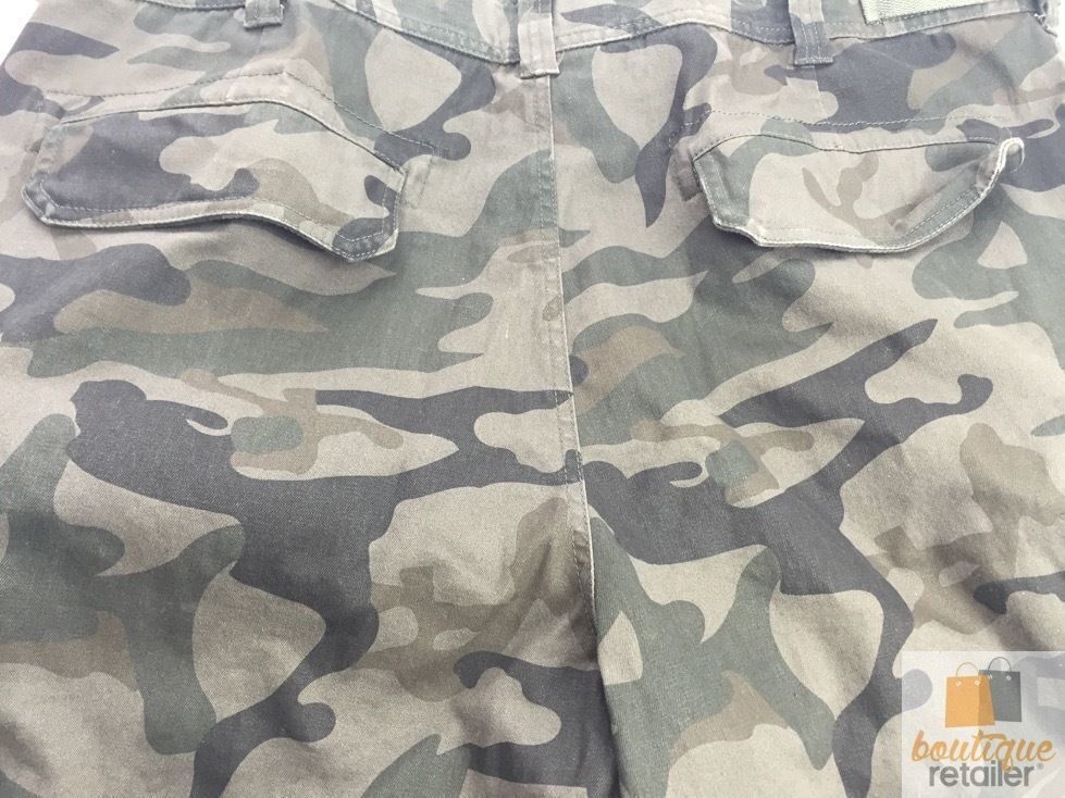 Deluxe PLUS SIZE CARGO SHORTS Heavy Duty Big Sizes 100% COTTON Drill Summer - Camo