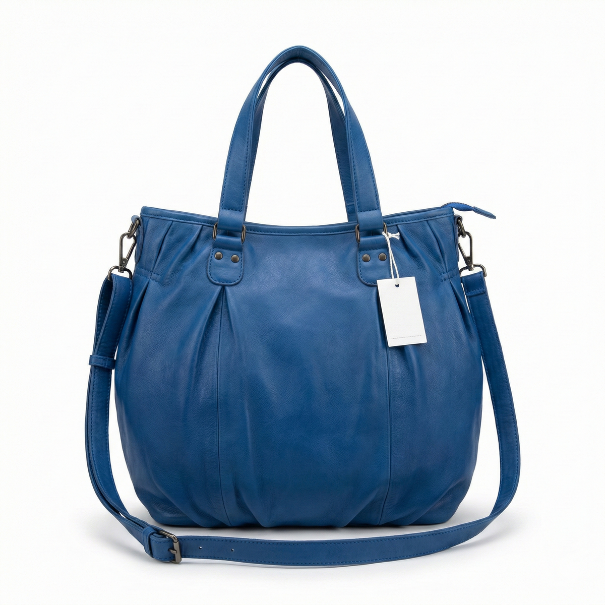 Premium Womens Leather Shoulder Bag Messenger Satchel Handbag Purse ITWB02 - Blue