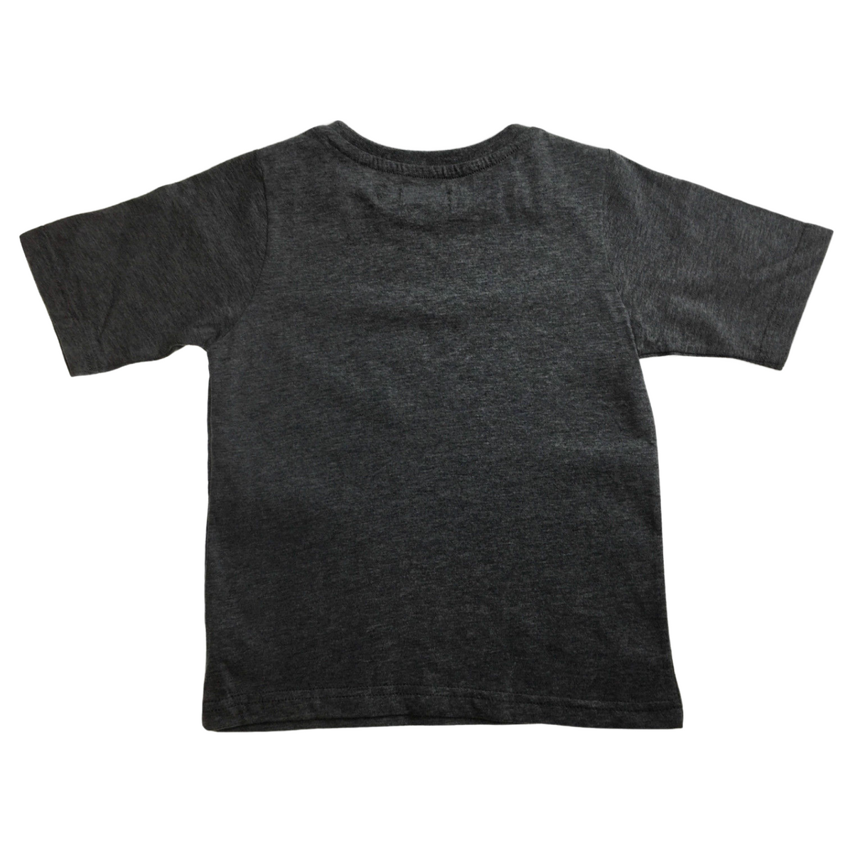 KIDS PLAIN T SHIRT Childrens Child 100% COTTON Boys Girls Basic Blank Tee Top - Grey Marle - 5