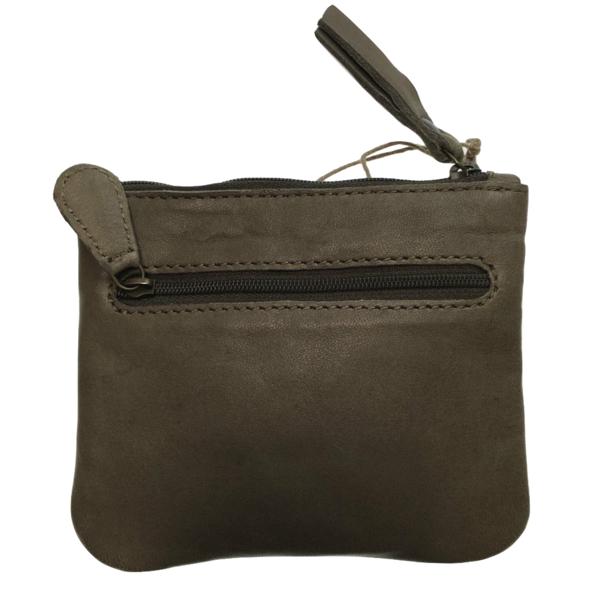 Womens Leather Clutch Wallet Purse Card Holder Satchel Zipper Handbag ITS05 - Grey