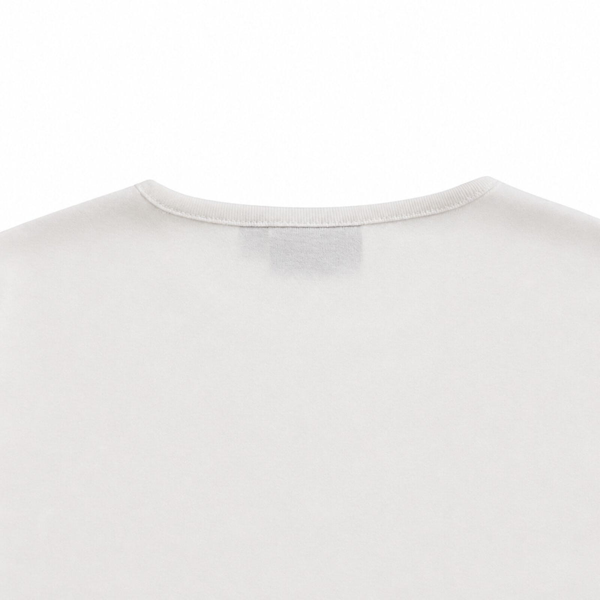 Mens 100% Cotton Long Sleeve T Shirt Plain Basic Slim Fit Tee Casual Top - White