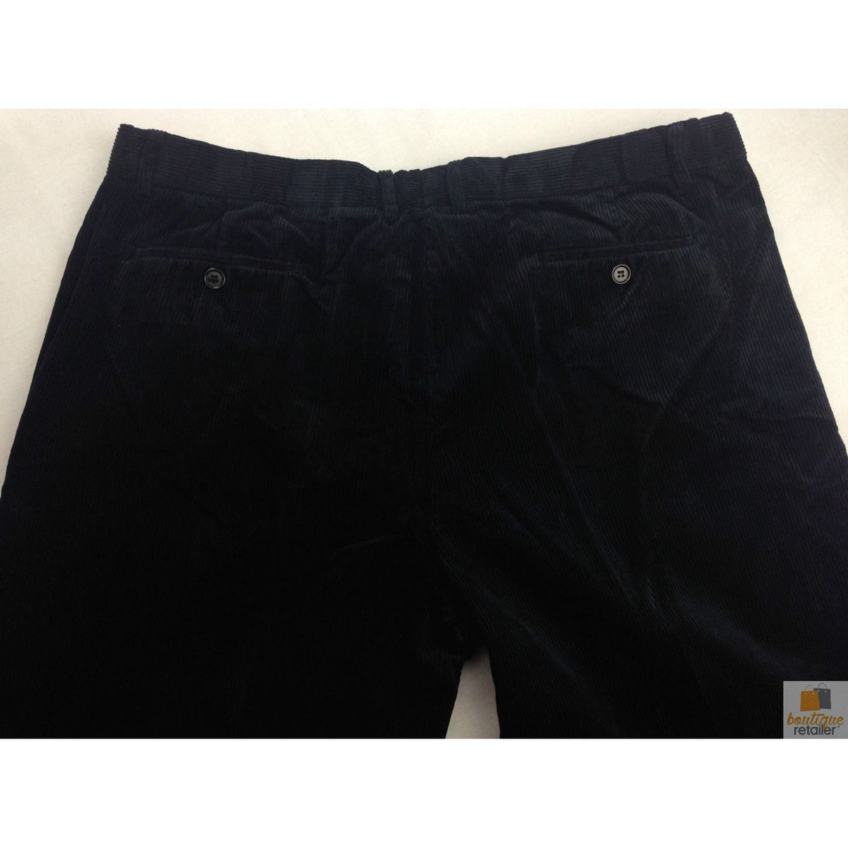 MENS CORDUROY PANTS Trousers Cords Casual STRETCH COTTON Size 32""-44"" Adjustable - Navy (49) - 107 (42"")