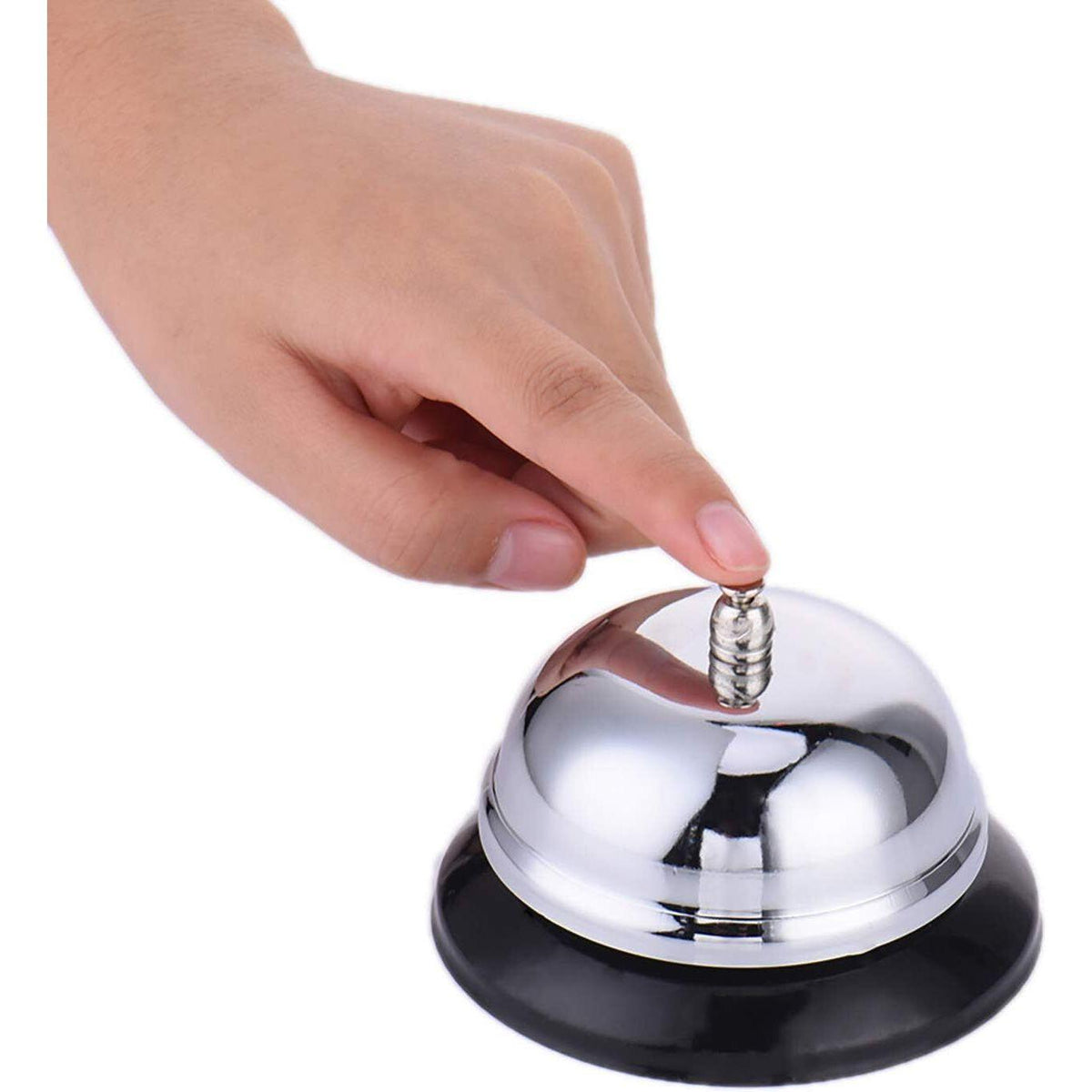 Call Service Bell Chrome Plated Reception Desk Counter Shop Restaurant