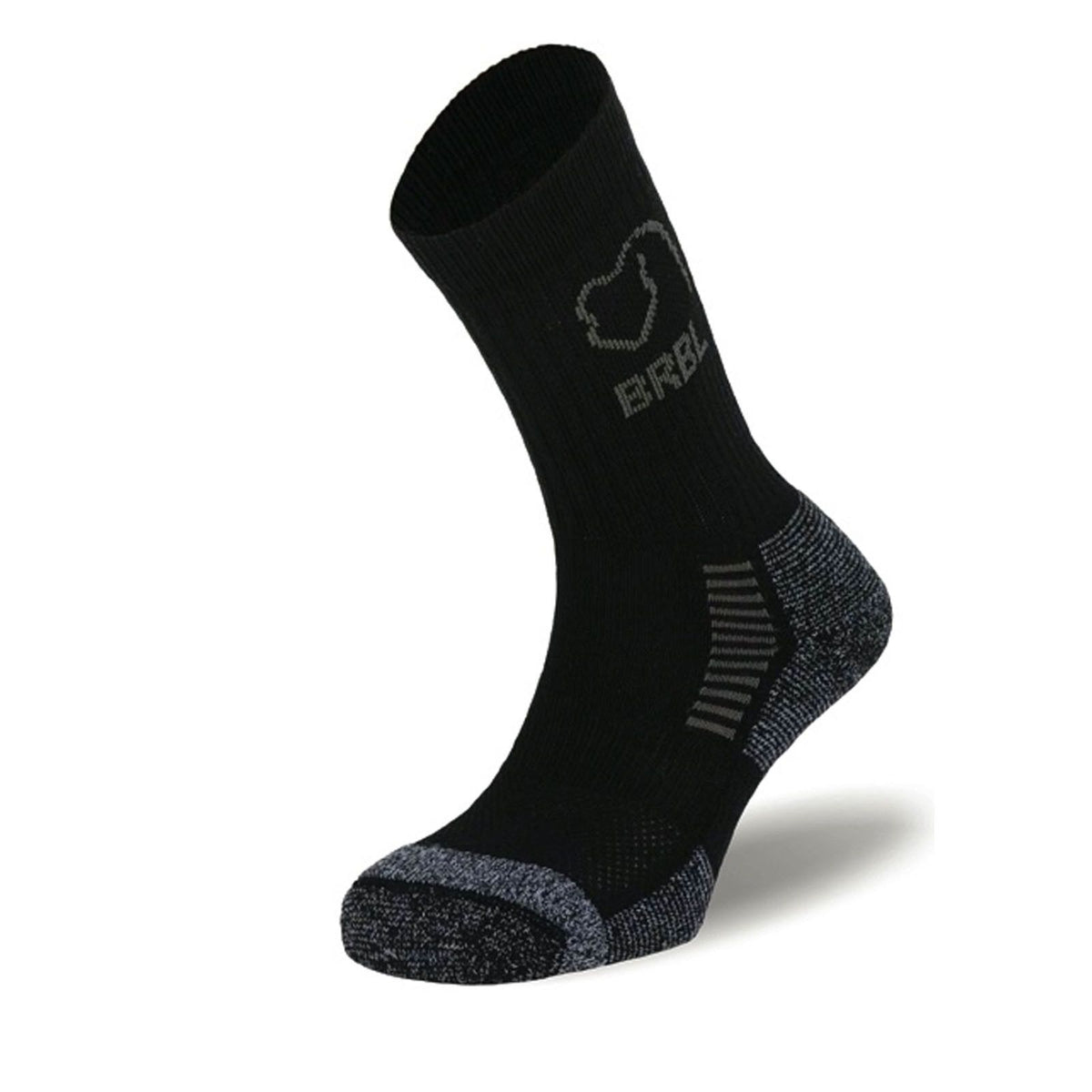 BRBL Bjorn Socks Cotton Blend Outdoor Hiking Trekking Adventure Mountain Comfort - Black