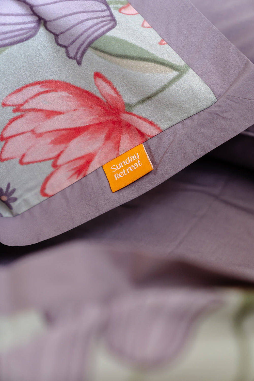 100% Cloud Cotton Duvet Quilt Cover Set w/ 2 Pillow Cases in Serena - King