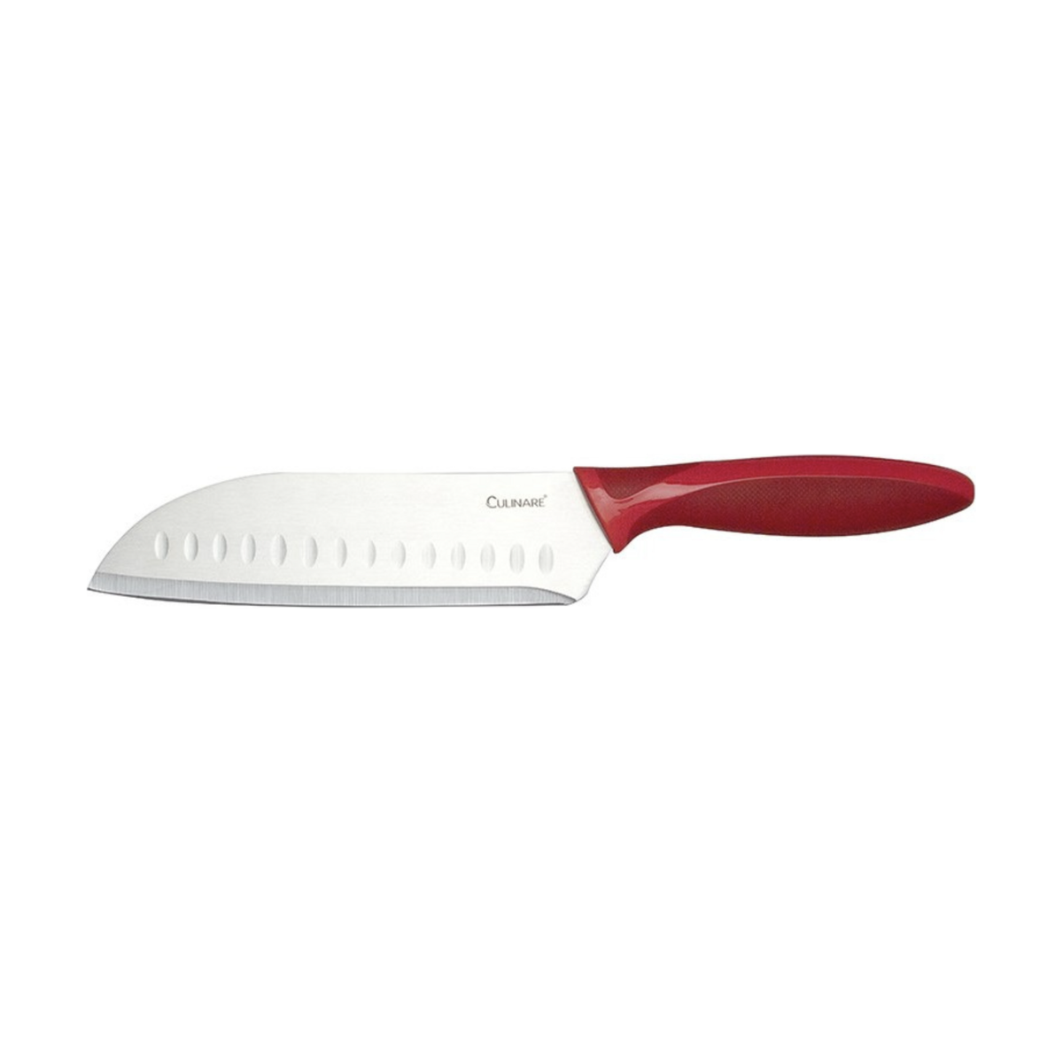 17.5cm Culinare Santoku Knife Chef Cutlery Stainless Steel Kitchen Cutting