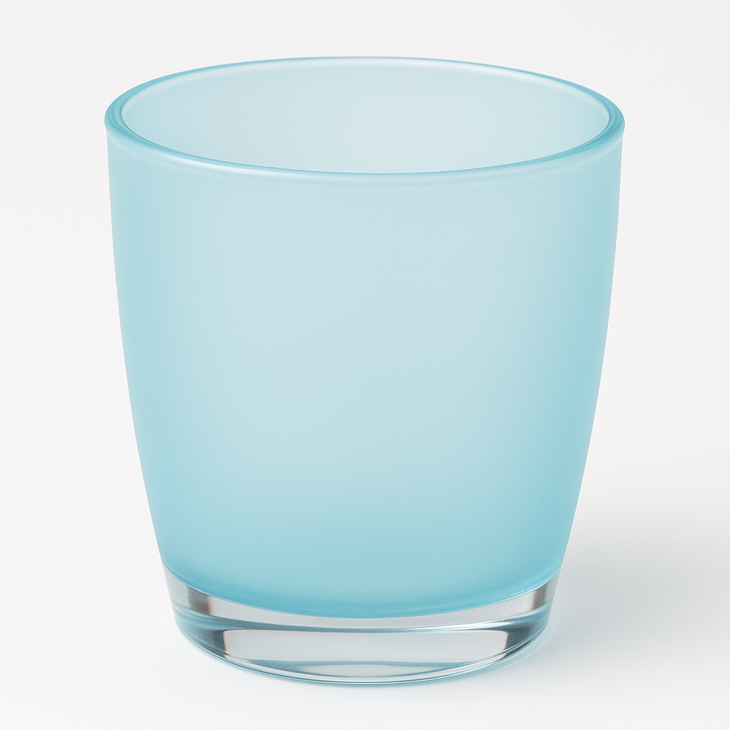 Bathroom Toothbrush Holder Caddy Storage Organizer Oval Tumbler Cup in Blue