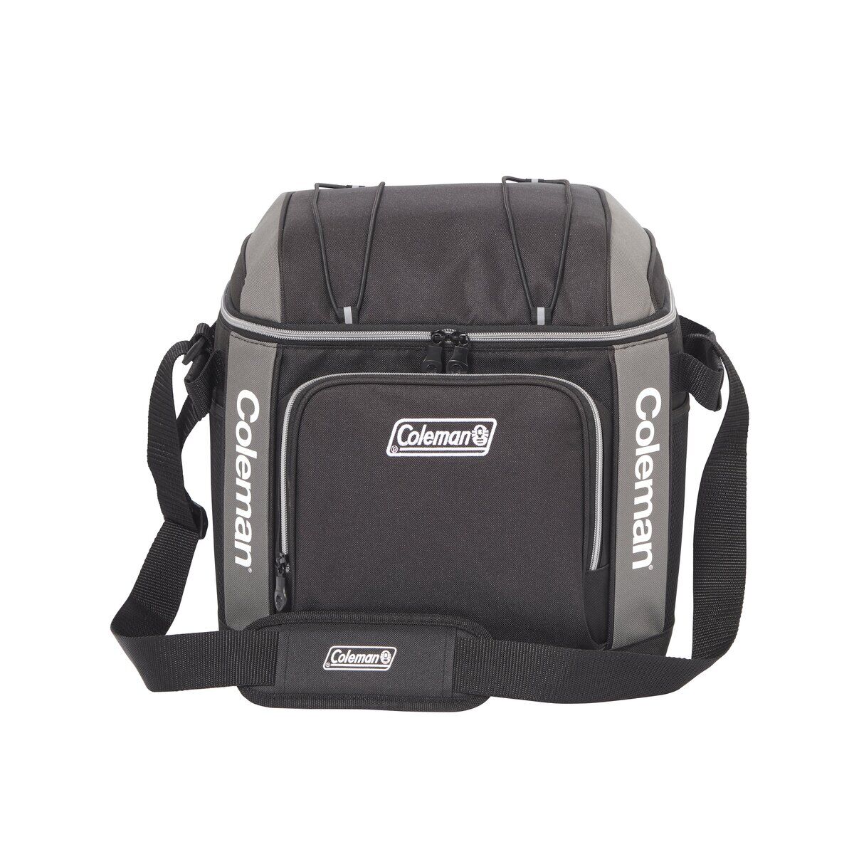 Coleman 30 Can Soft Cooler Insulated Outdoor Camping Picnic Bag in Black