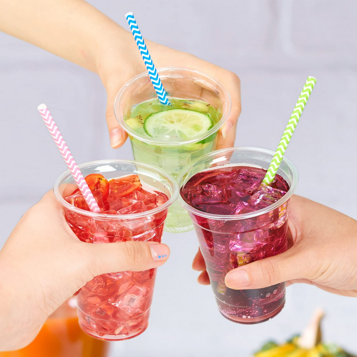 1200x 10oz (300ml) Premium Plastic Clear Cups Extra Strong PET BPA Free