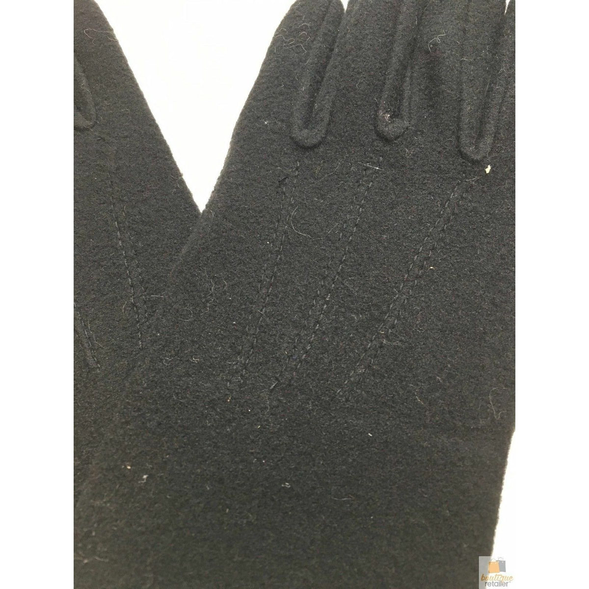 DENTS Ladies Womens Fleece Knit Gloves MYLF9071 - Black - One Size