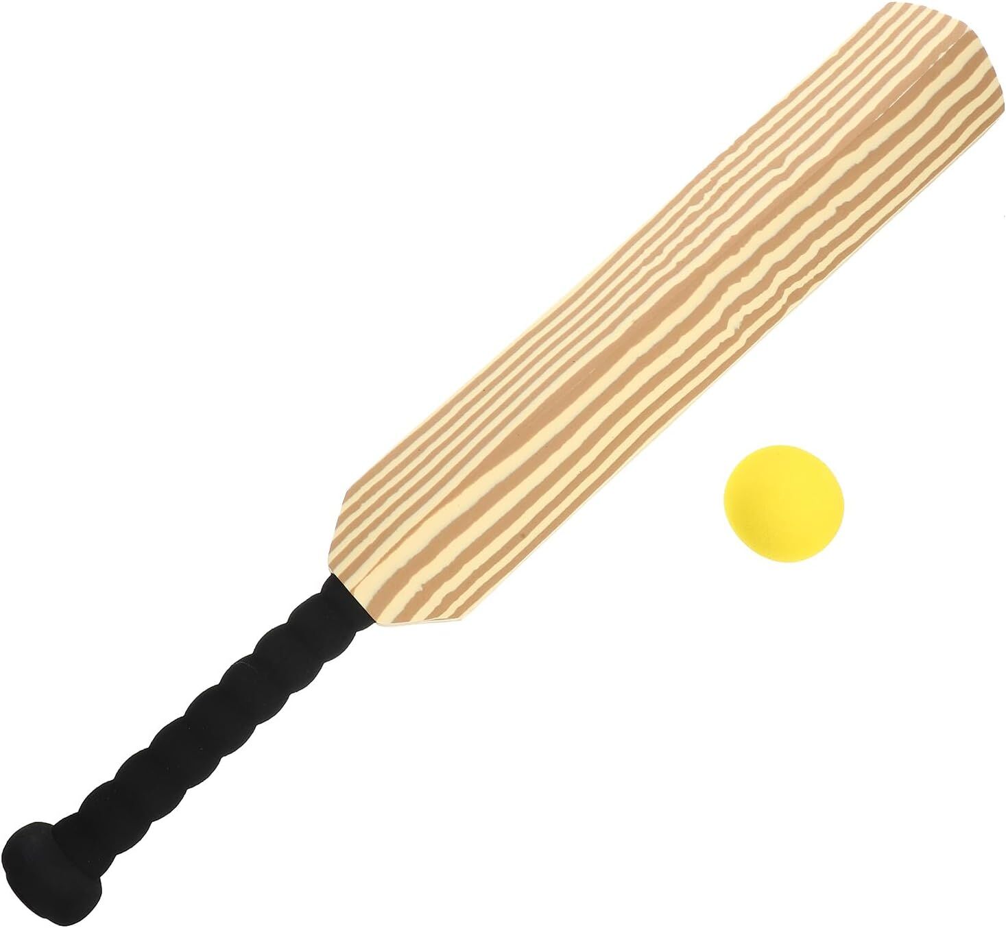 Kids Soft Foam Sturdy Cricket Bat & Ball Set 58cm Backyard Beach Sports Toy Kit