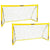 2x Summit Pop Up Fastnet Soccer Goal Futsal Football Portable Flexible 1.5m x 0.9m