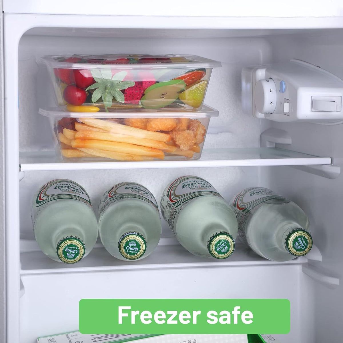 96pcs 2000ml Reusable Food Containers Plastic Meal Prep Storage - BPA Free