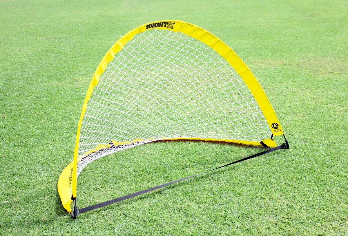 Summit Pop Up Teardrop Advance FFA Half Dome Training Football Soccer Goal 2mx1m